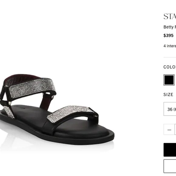 Staud Rhinestone Sandals - Picture 4 of 4